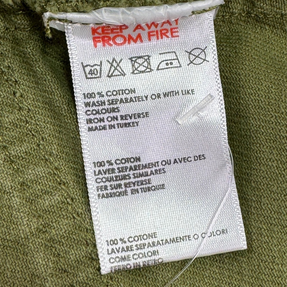 BDG Olive Green Button-Front Utility Mini Skirt Size Small Women's Cargo Style - Picture 8 of 9